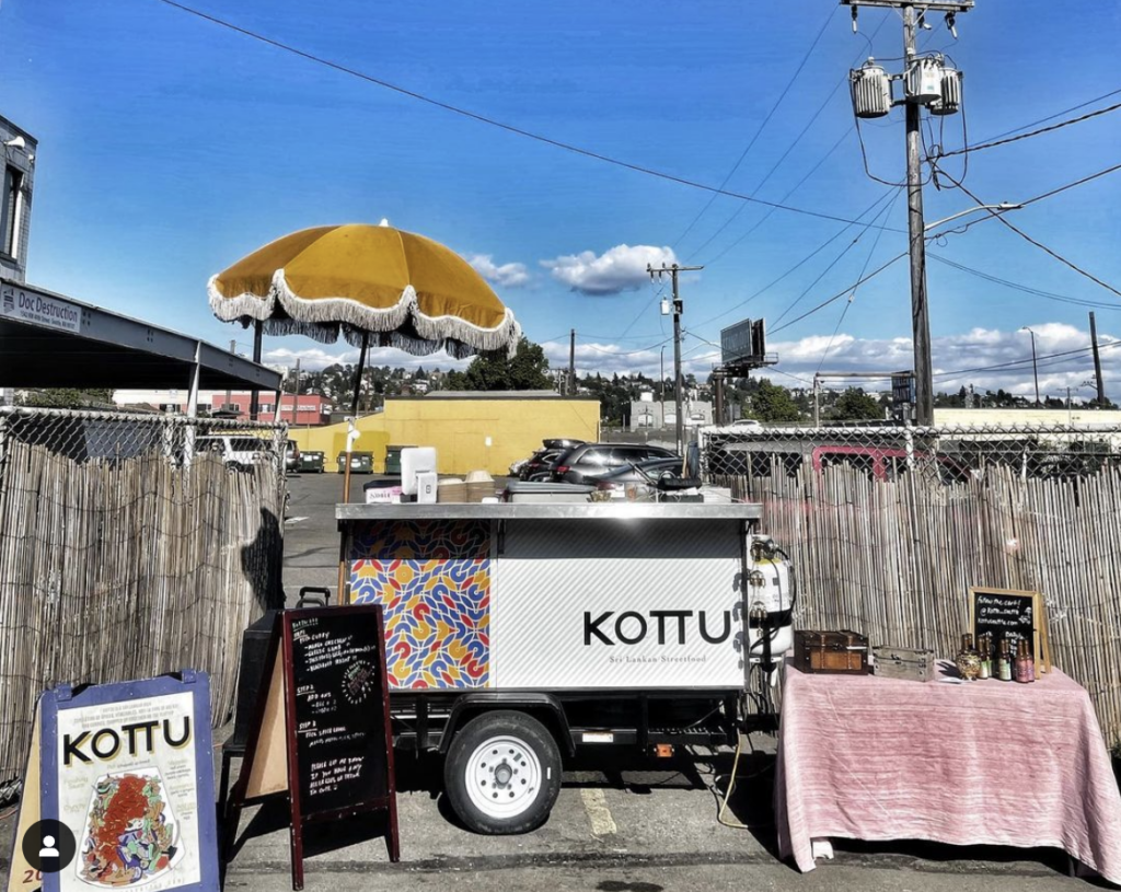 Kottu food truck in seattle 
